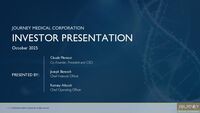 Journey Medical Corporate Presentation