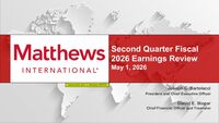 Quarterly Presentation Q2 26