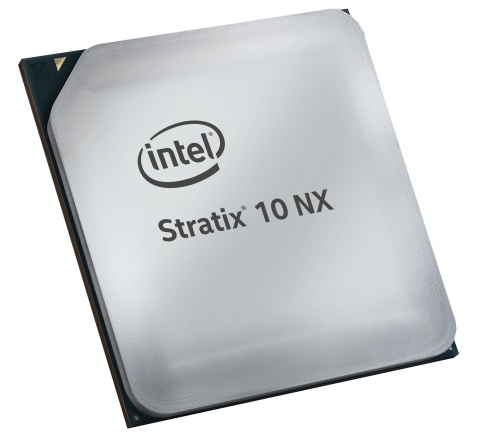 Intel announces its first Intel AI-optimized FPGA on June 18, 2020. The Intel Stratix 10 NX FPGAs will offer customers customizable, reconfigurable and scalable AI acceleration for demanding applications such as natural language processing and fraud detection. (Credit: Intel Corporation)