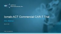 Iomab-ACT Commercial CAR-T KOL Event