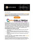 ROTH MKM Invites You to the PV CellTech USA Conference, October 3-4, San Francisco CA