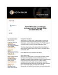 ROTH MKM acted as Co-Manager for Astera Labs, Inc. (Nasdaq: ALAB) in its $819 Million IPO