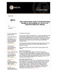 Roth Capital Partners acted as Sole Book-Running Manager for Gloo Holdings, Inc. (GLOO) in its recent $78.3 Million IPO Offering