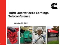 Q3 2012 Earnings Presentation