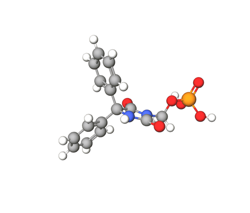 Sesquient Fosphenytoin molecule.