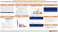 In Vitro Antibacterial Susceptibility Testing of Sulopenem Against Category A and B Bio-Threat Bacterial Pathogens