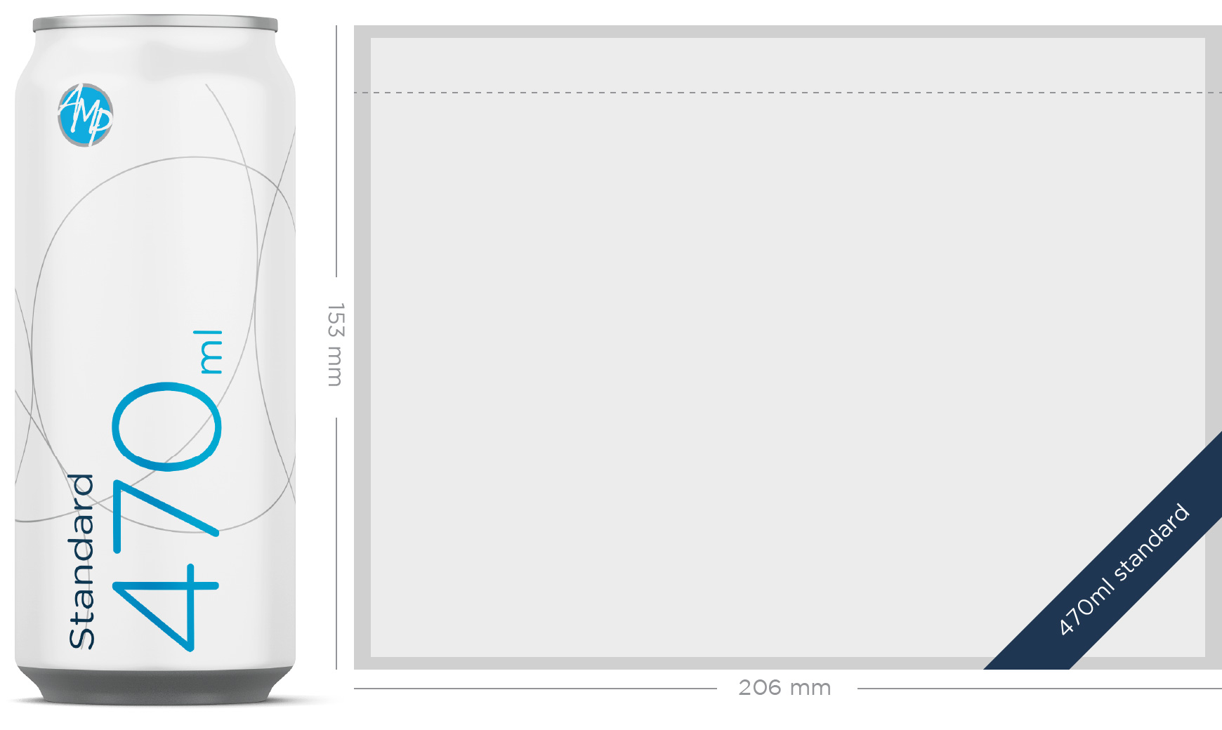 Standard – 470ml – aluminium