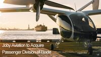 Joby Aviation to Acquire Passenger Division of Blade