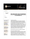 Roth Capital Partners acted as Sole Manager for Jackson Acquisition Company II (NYSE: JACS.U) in its $230 Million IPO