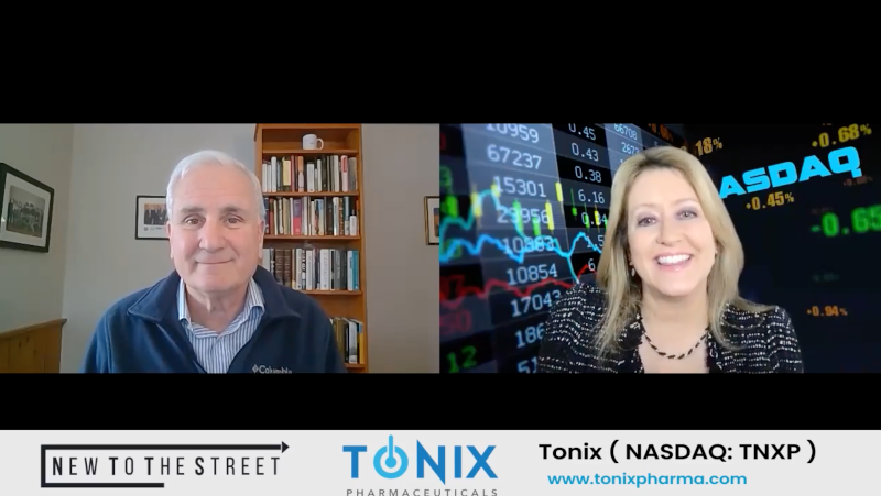 Dr. Seth Lederman interviewed by Jane King on New to the Street to discuss Tonix’s portfolio of product candidates to fight COVID-19