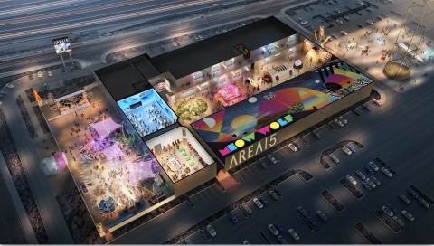Opening in April 2020, the AREA15 property in Las Vegas will include a flexible platform where Intel innovation will play an integral role. (Credit: The Vox Agency)