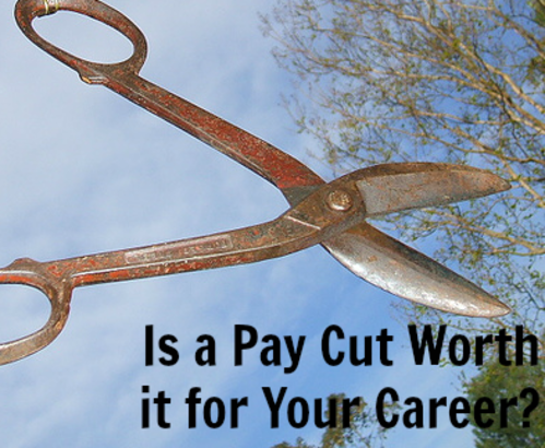 Is a Pay Cut Worth it for Your Career?