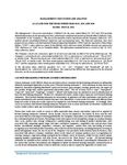 Management's Discussion and Analysis Q4 2021