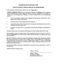 Notice and Information Circular