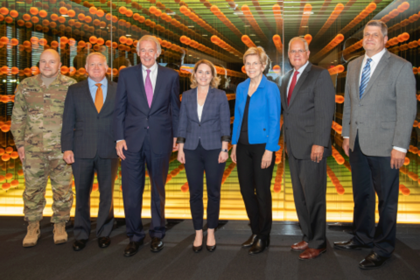U.S. government officials at Draper's Cambridge, Mass. 