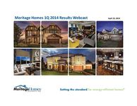 1st Quarter 2014 Conference Call - Slides