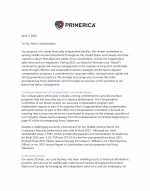 Letter to Stockholders