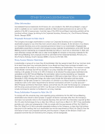 Other Stockholder Information