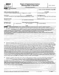 Form 8937 Relating to Redomestication on December 31, 2011
