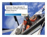 Dahlman Rose Ultimate Oil Service and E&P Conference