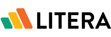 typographic logo for Litera