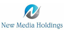 typographic logo for New Media Holdings