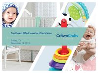 2018 Southwest IDEAS Investor Conference Presentation