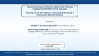ID Week Presentation (October 2025) by Michael H. Silverman, MD, FACP and Kevin Garey, PharmD., MS