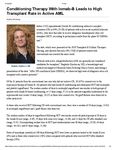 OncLive Covers Actinium’s Phase 3 SIERRA Trial from TCTM 2020: “Conditioning Therapy With Iomab-B Leads to High Transplant Rate in Active AML”