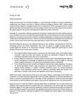 Letter to the Shareholders
