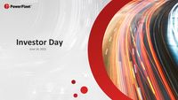 Investor Day Presentation