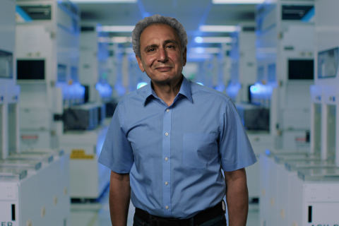 Babak Sabi, corporate vice president at Intel Corporation, speaks during a virtual presentation as part of the 