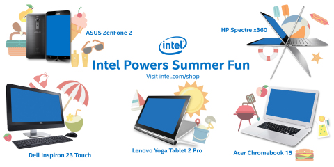 Power Hot Summer Activities with Cool Intel® Technology