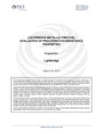 Lightbridge Metallic PWR Fuel Evaluation of Proliferation Resistance Properties, Published by Pace Global, a Siemens Business