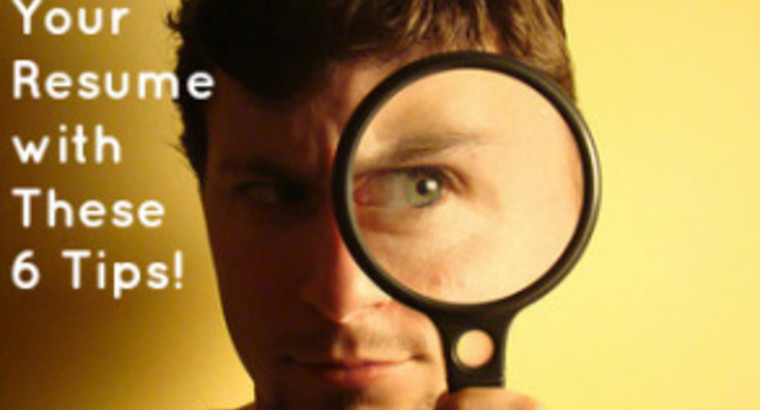 Proofread Your Resume with These 6 Tips