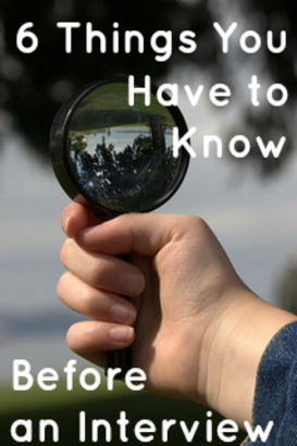 6 Things You Have to Know Before An Interview