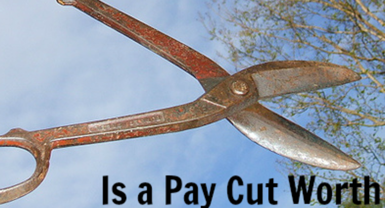 Is a Pay Cut Worth it for Your Career?