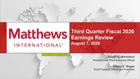 Quarterly Presentation Q3 26