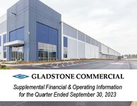 Gladstone Commercial Financial Supplement as of September 30, 2023