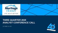 3rd Quarter 2025 Conference Call - Slides