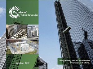 Capstone Turbine Corporation Investor Presentation