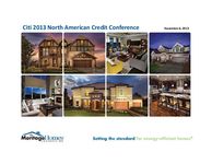 Citigroup North American Credit Conference - Slides