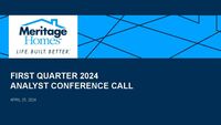 1st Quarter 2024 Conference Call - Slides