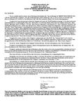 Notice of Special Meeting of Stockholders<br>June 19, 2019