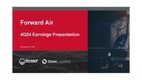 FWRD 4Q 2024 Presentation