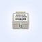 A square aluminum component with barcode and connector on a light background.