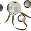 A multi-sensor device with four connected components and labeled flexible cables.