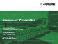 Management Presentation - January 2023