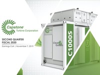 Q2 FY2020 Capstone Turbine Corporation Earnings Presentation