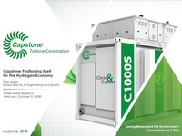 Water Tower Research Fireside Chat Series: Capstone’s Strategy for the New Hydrogen Economy
